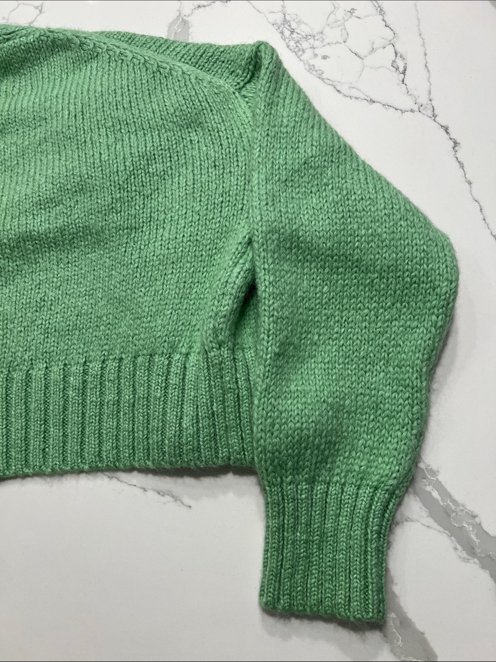 ZARA Lime Green Open-Front Cropped Cardigan💚❤️ - Picture 8 of 11